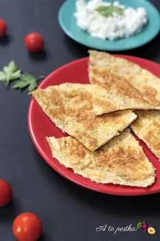 Omlet z twarożkiem – fit śniadanie na słono