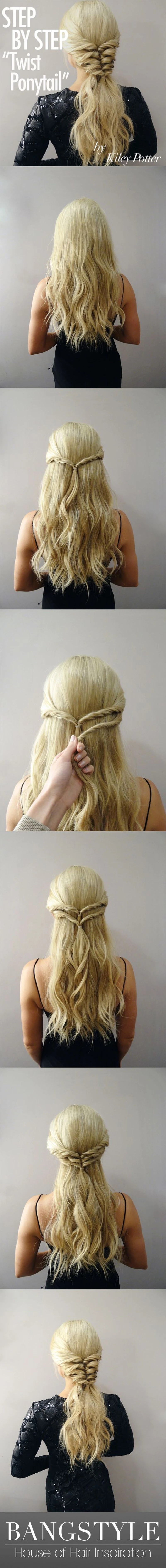 Twist ponytail
