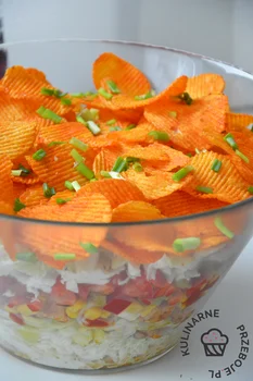 Sałatka HIT IMPREZY! Z chipsami i kurczakiem 😋