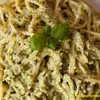 Spaghetti z cukiniowym pesto