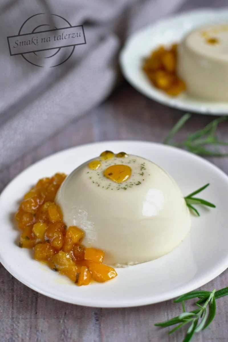 Panna Cotta z rozmarynem