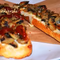 Zapiekanki z pieczarkami