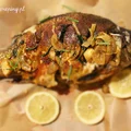 Karp pieczony faszerowany