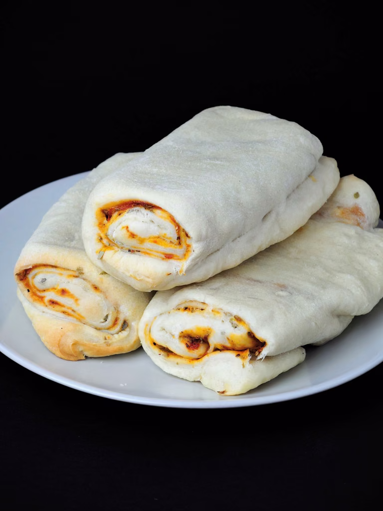 Drożdżówki a la Pizza