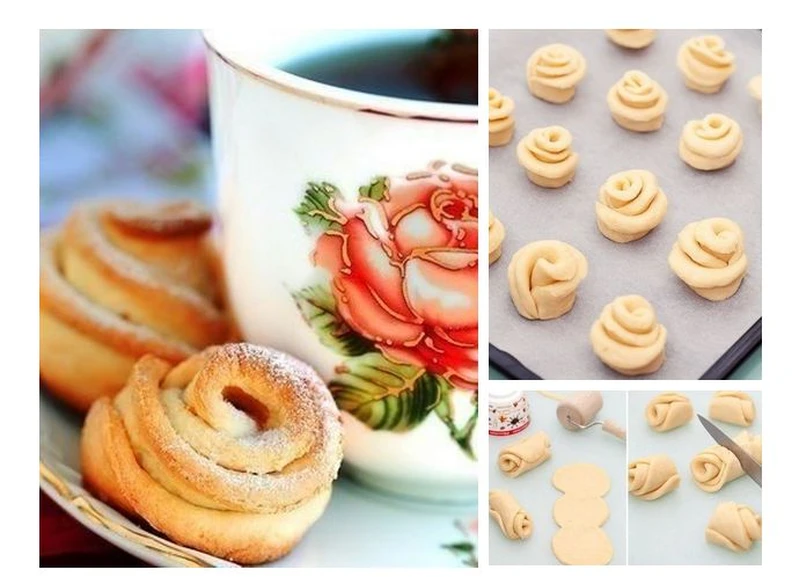 Ciasteczka "różyczki"