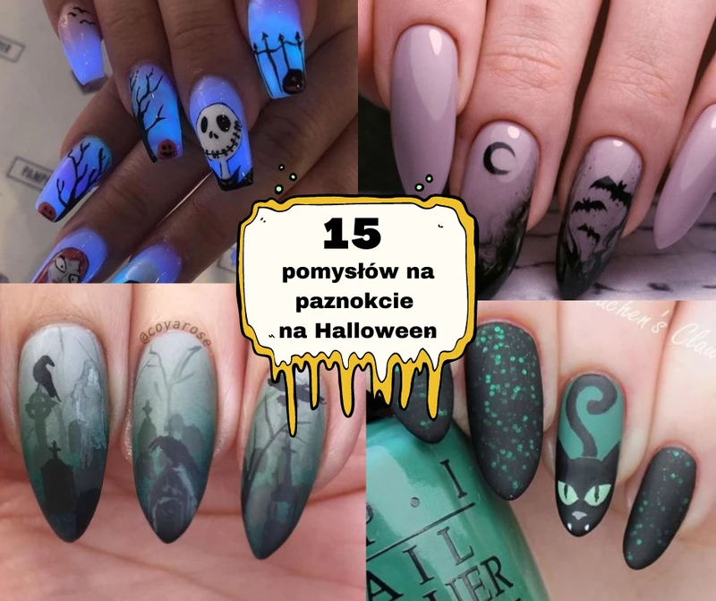 15 pomysłów na  Halloweenowe paznokcie!