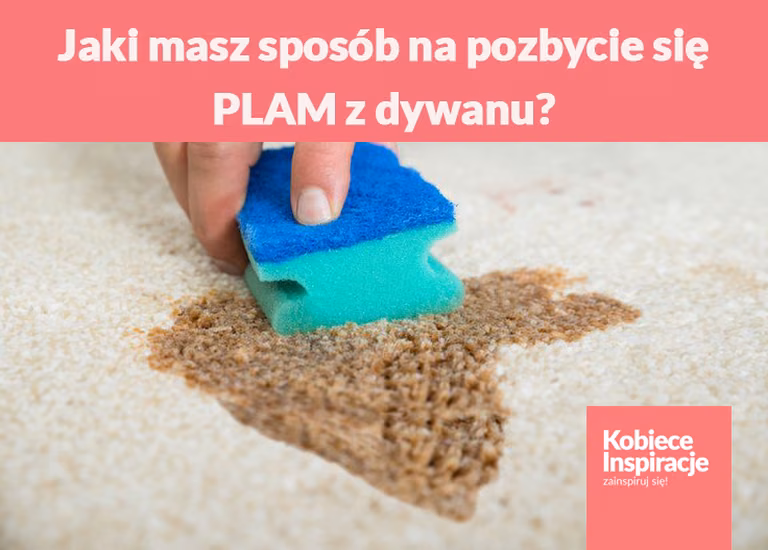 Jaki masz sposób na pozbycie się PLAM z dywanu?