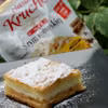 Kruche ciasto z jabłkami i masą budyniową