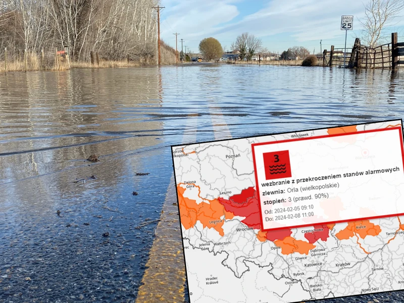 Alerty hydrologiczne dla 14 województw! Przekroczenie stanów alarmowych!