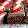 Kostka Nutella i truskawka