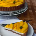 Orzeźwiająca tarta limonkowo miętowa z mango