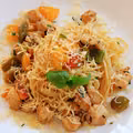 Spaghetti z kurczakiem