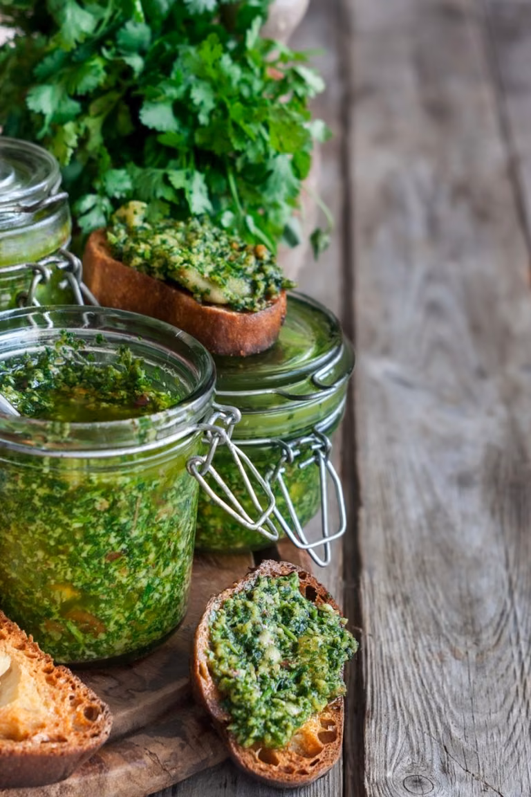 PESTO Z KOLENDRY