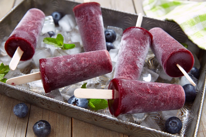 Sorbet z czarnych borówek