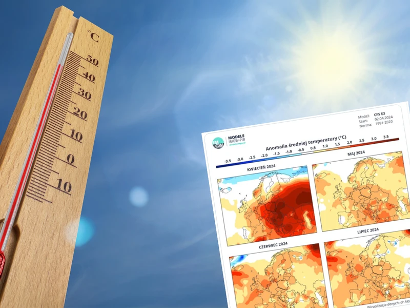 Szalony kwiecień i rekordowe temperatury! Niepokojąca analiza IMGW