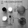 Lody z czarnej porzeczki bez jejek