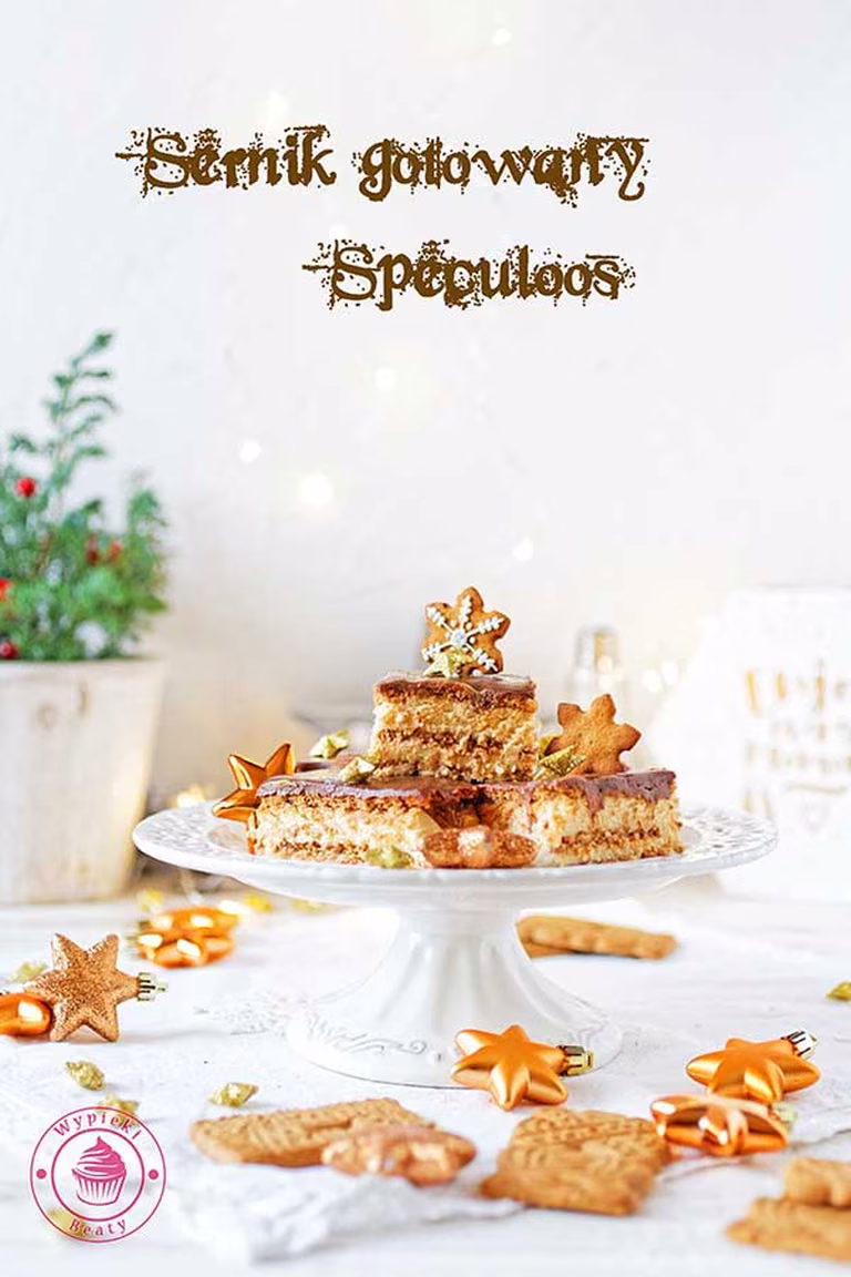 Sernik gotowany speculoos