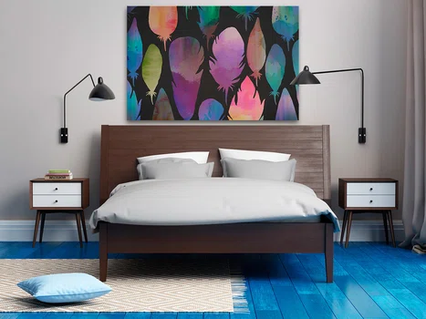 Karnawał kontrastów - nowoczesny obraz na płótnie