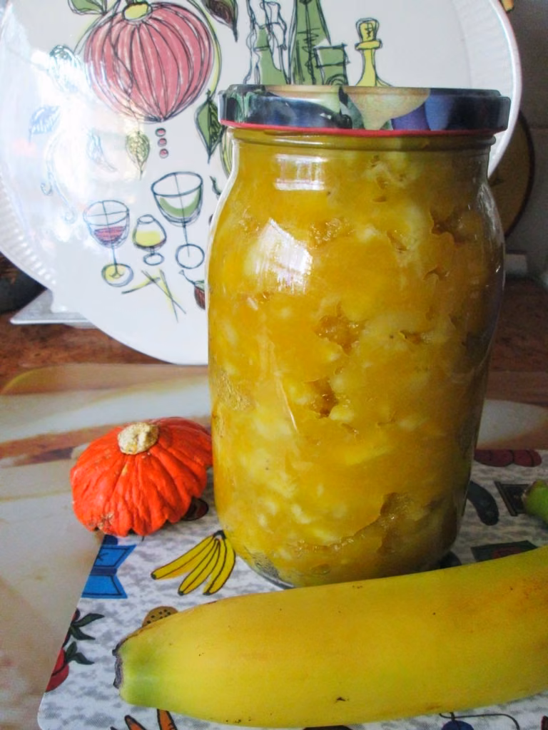 Konfitura z dyni z bananem