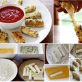 Smażone paluszki mozzarelli