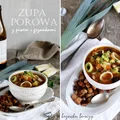 Zupa porowa z piwem
