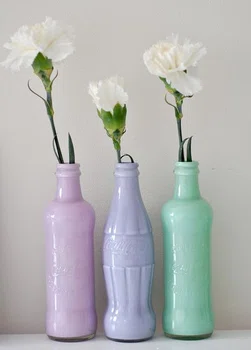 Malowane butelki - zrób to sam
