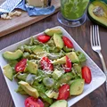 Pesto z miodowym szpinakiem - makaron