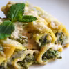 Włoskie cannelloni ze szpinakiem i ricottą