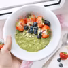 Zielona owsianka z matcha