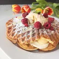 Wafle z bananami