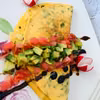 Omlet twarogowo – pietruszkowy z dodatkiem sera żółtego