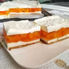 Śmietankowiec z brzoskwinią bez pieczenia