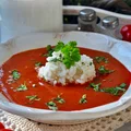 Zupa pomidorowa na rosole z ryżem