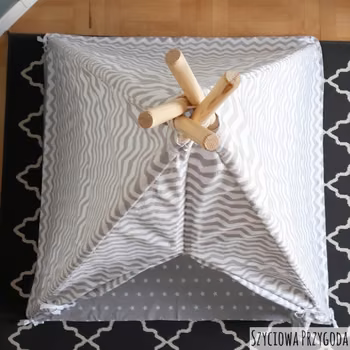 Namiot tipi DIY