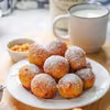 Mini pączki z twarogu