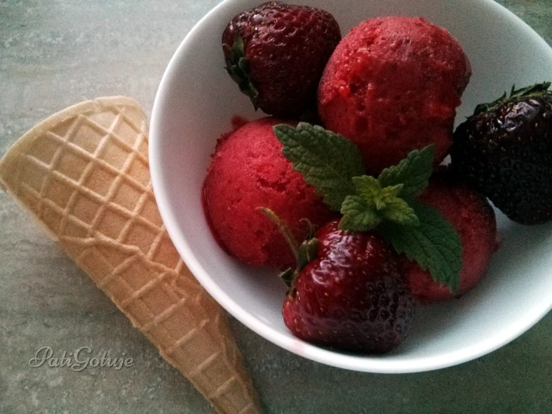 Sorbet truskawkowy