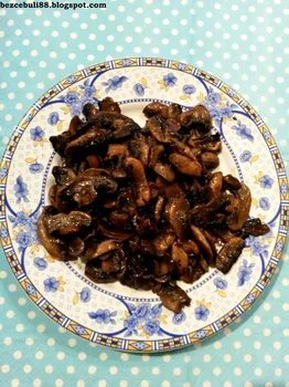 Smażone pieczarki