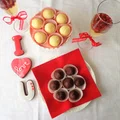 Słodkości na Walentynki: praliny z rumem, praliny z likierem pomarańczowym oraz koktajl z prosecco