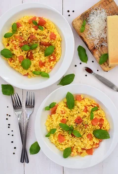 Risotto pomidorowo-bazyliowe