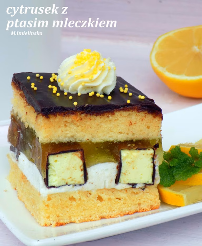 cytrusek z ptasim mleczkiem