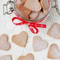 Ciasteczka migdałowe Walentynkowe
