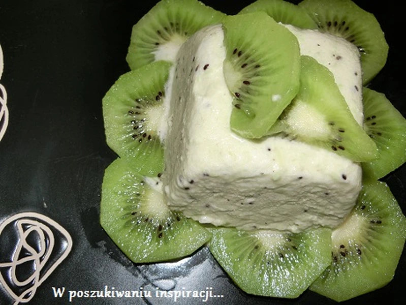 Lody w smaku kiwi (bez maszyny)