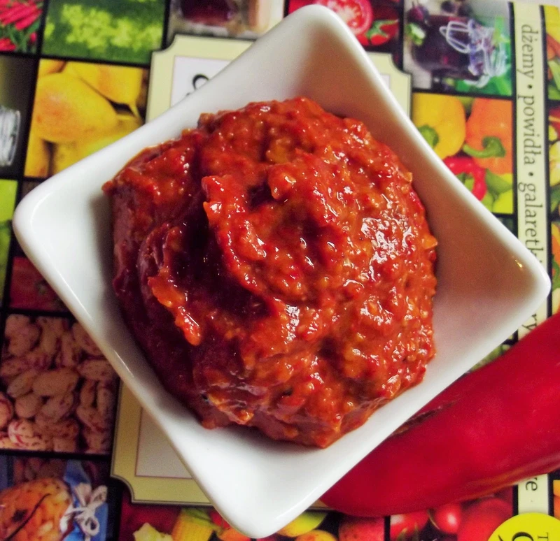 Pasta z pieczonej papryki