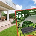 Ta huśtawka ogrodowa z baldachimem robi wrażenie! Biedronka przeceniła ją teraz o 700 złotych
