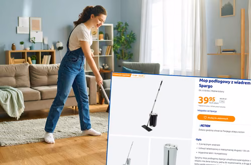 Czysta podłoga bez wysiłku? Ten mop za 39,95 zł z Action to gamechanger!