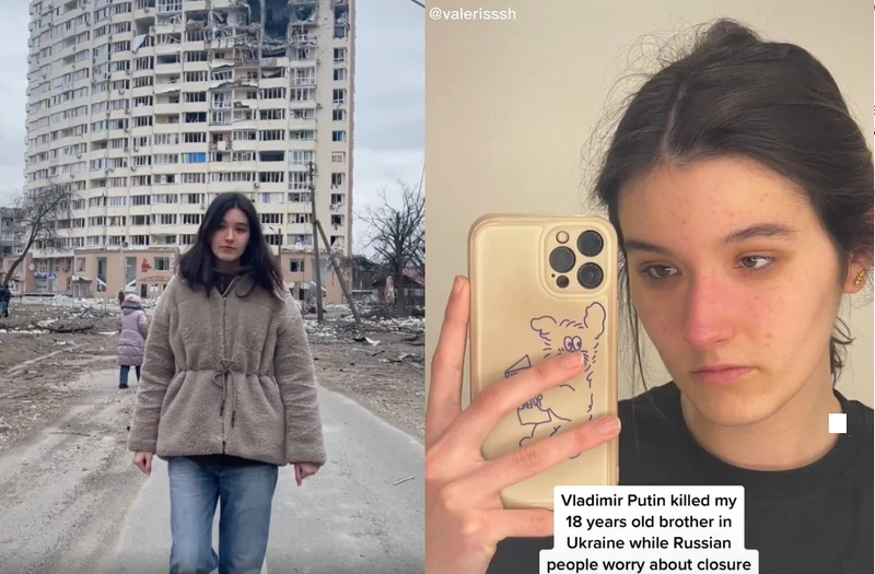 Ukraińska tiktokerka poinformowała o śmierci 18-letniego brata