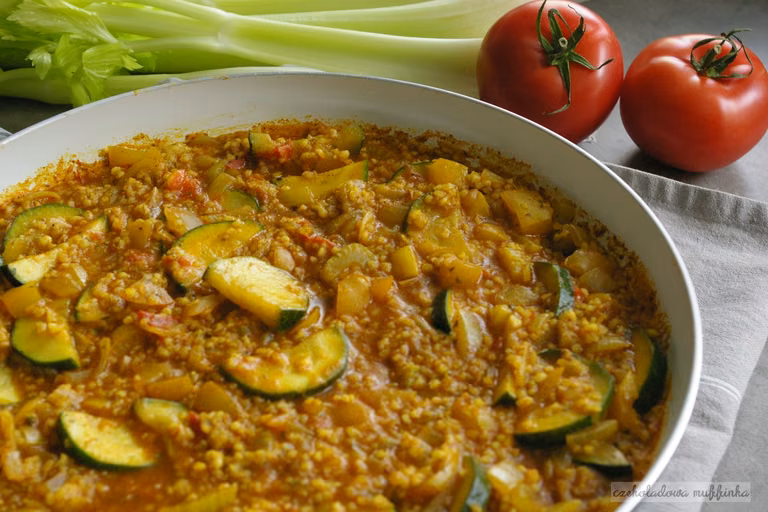 Warzywne kaszotto z curry