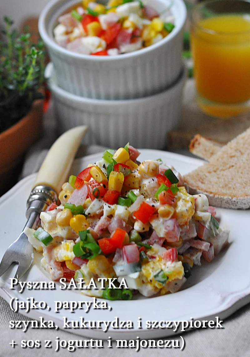 Pyszna sałatka raz dwa trzy