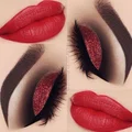 Make up w czerwieni