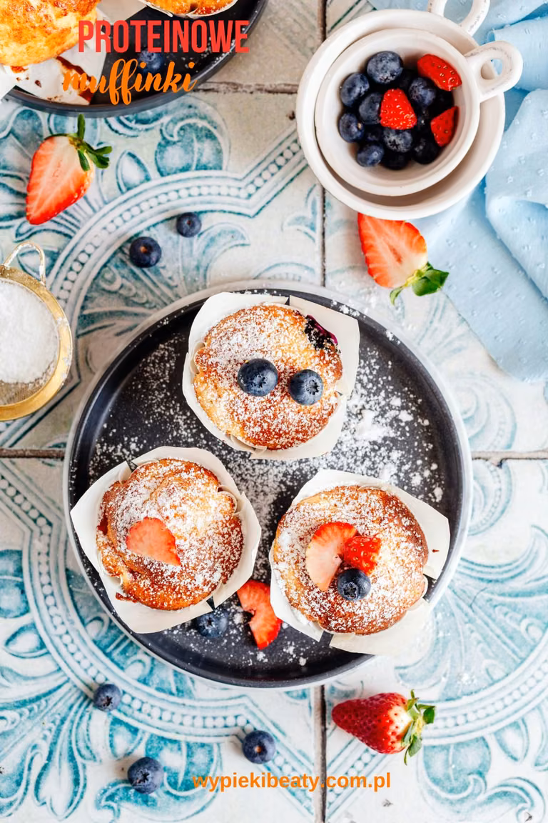 Proteinowe muffiny na serku wiejskim
